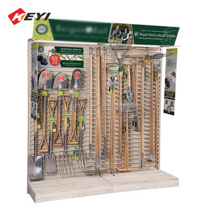 Large Garden Tools Display Stand Advertising Garden Tool Accessories Hanging Rack Holder Floor Free Standing Rack Stand