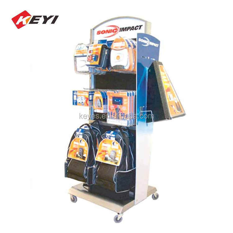 Reasonable Price Customized Laptop Backpack Metal Shelf Hand bag Rack Handbags Display Stand