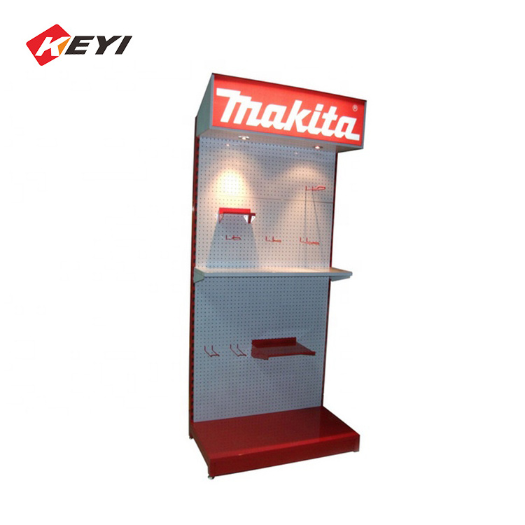 Custom Supermarket Retail Clothes Store Pop Metal Clothing Display Rack Floor Retail T Shirt Display Stands Shoe display Shelf