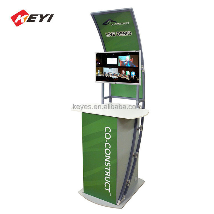 Factory Custom Showroom Metal Video Game Kiosk Display Shelf / Game Display Stand