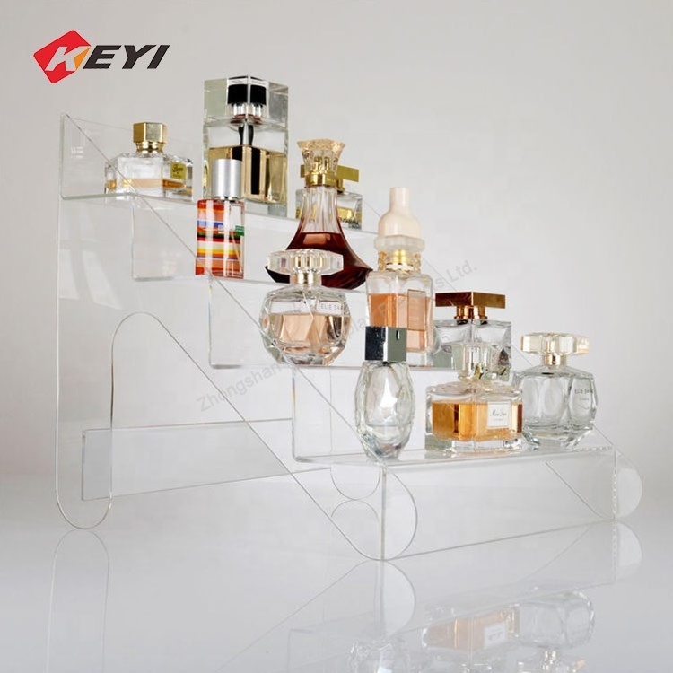 Wholesale Custom Clear Acrylic Perfume Display / Perfume Bottle Display Stand