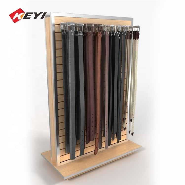 OEM Slat Wall Belt Display Rack /Belt Display Stand