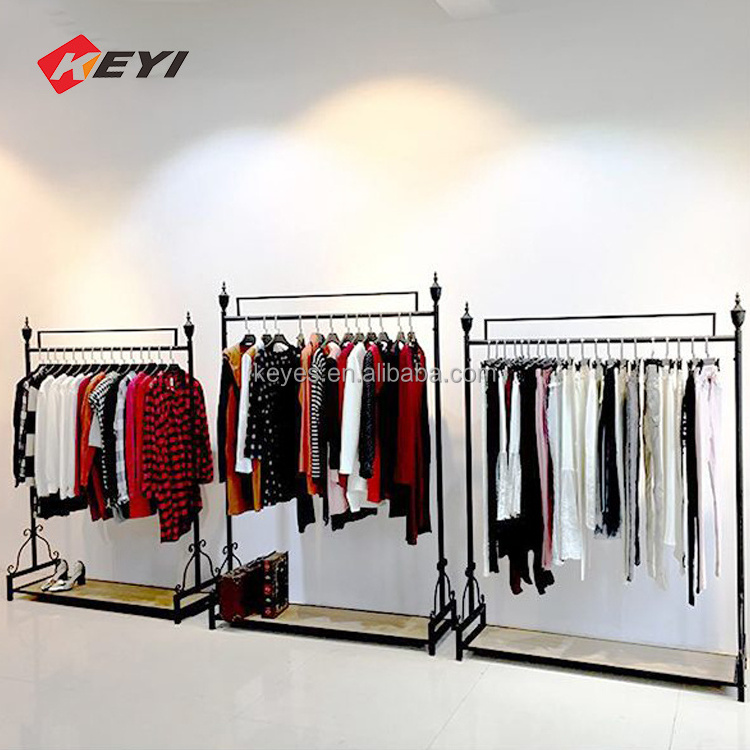 Shop Wall Mounted Clothing Display Racks  hanging clothes display rack