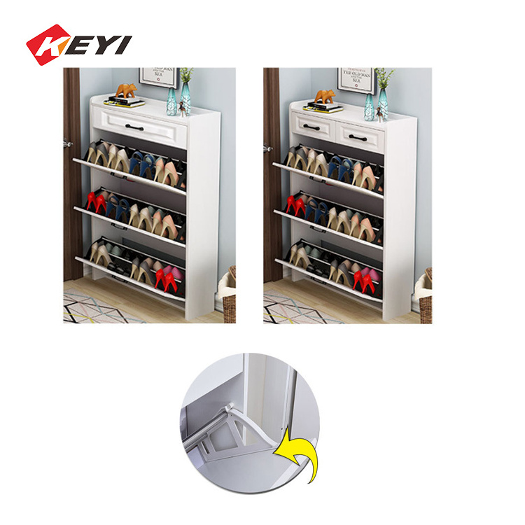 Wooden Display Rack Shelf Shoes Stand Storage Bedroom Outside Door Kids Women Shoe Display Stands with for Home Home Furniture