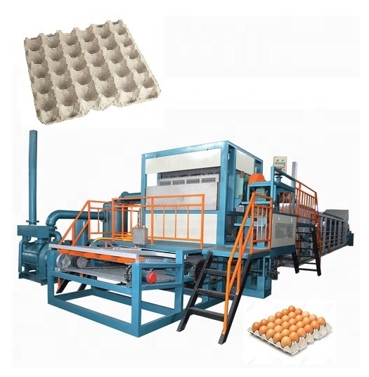 Low cost egg tray making machine with dryer