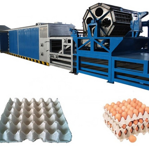 Low cost egg tray making machine with dryer