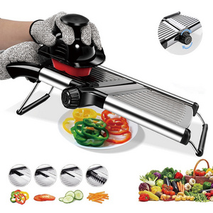 Multifunctional Mandoline Slicer Grater 304 Stainless Steel Vegetable Chopper Cutter Slicer for Kitchen Gadgets