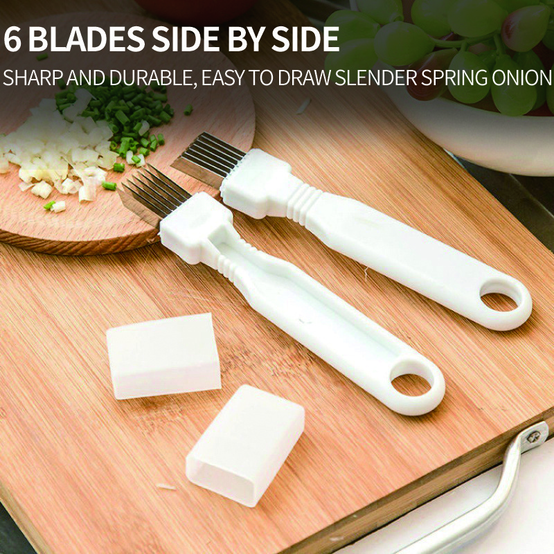 Kitchen gadgets vegetable scallion cutter chopper household green onion slicer onion cutter