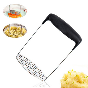 Vegetables and Fruits Tool Stainless Steel Potato Ricer Masher Garlic Press Crusher for Kitchen Tool