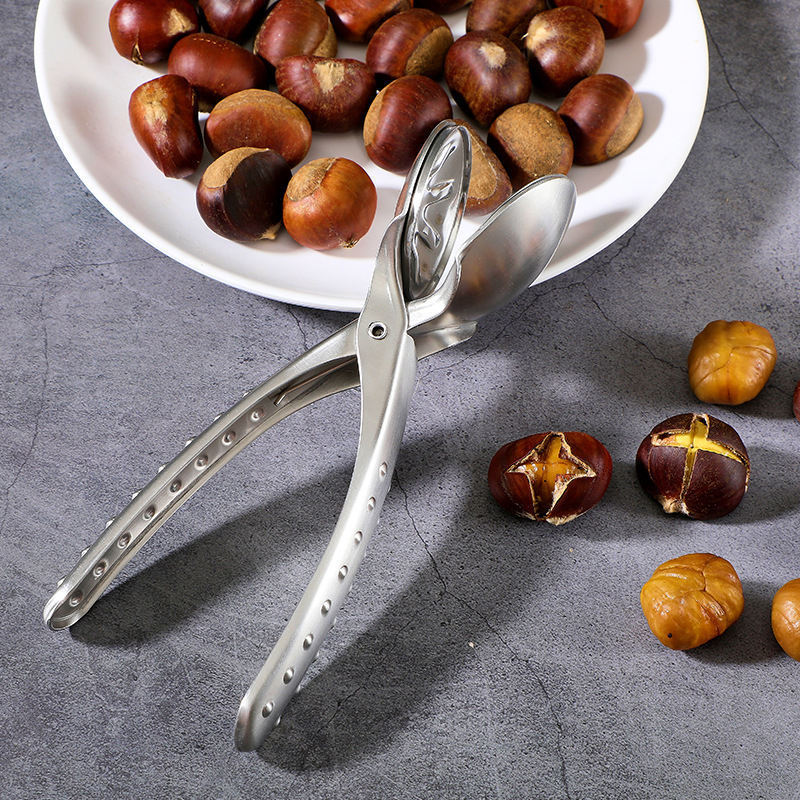 2023 Nut Cracker Sheller Cutter Walnut Pliers Breaker 304 Stainless Steel Chestnut Cutter for Kitchen