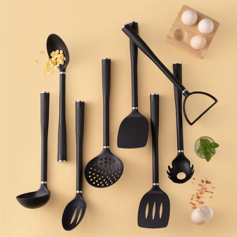 8pcs kitchenware utensilios de cocina cooking utensils plastic kitchen utensils set for kitchen accessories