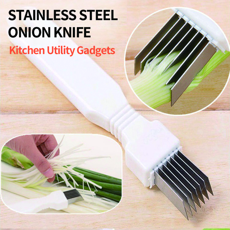 Kitchen gadgets vegetable scallion cutter chopper household green onion slicer onion cutter