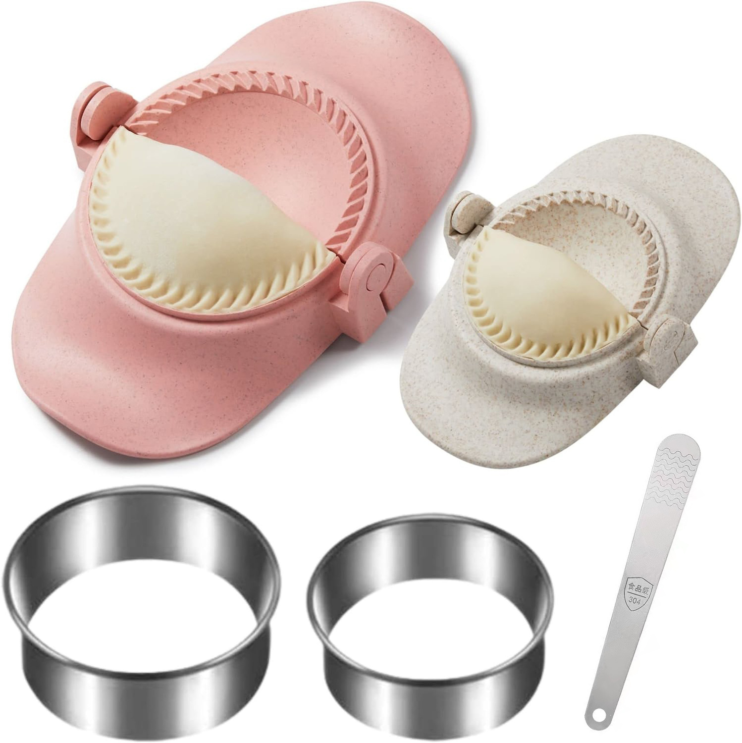 hot kitchen accessories empanada molder press plastic dumpling maker mould dumpling dough press mold