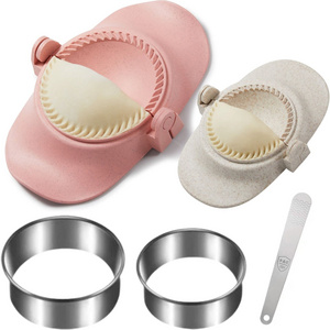 hot kitchen accessories empanada molder press plastic dumpling maker mould dumpling dough press mold