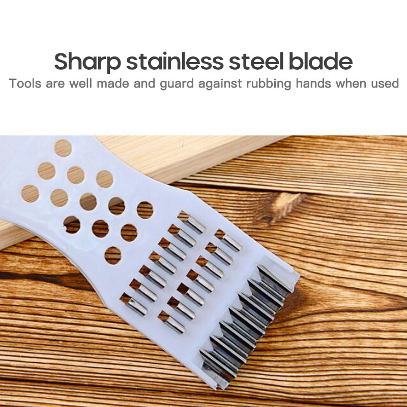 Wholesale double head paring knife plastic garlic grinder potato peeler vegetable grater slicer cucumber cutter