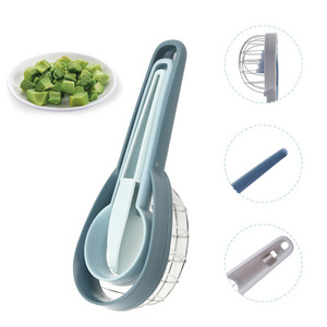 3 In 1 Avocado Storage Container Avocado Corer Fruit Separator Multipurpose Avocado Cutter Slicer for Gadgets