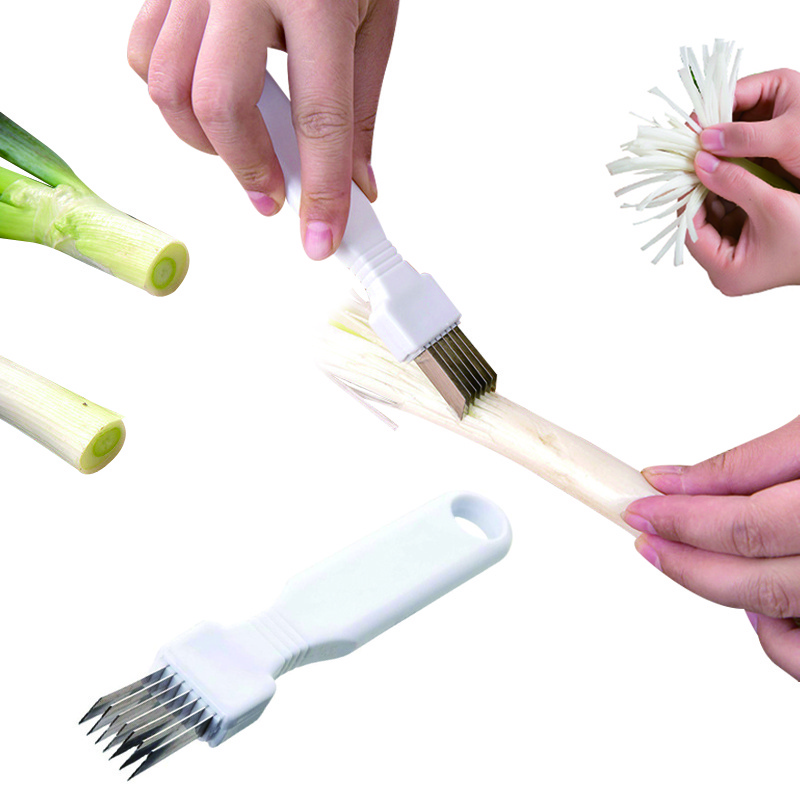 Kitchen gadgets vegetable scallion cutter chopper household green onion slicer onion cutter