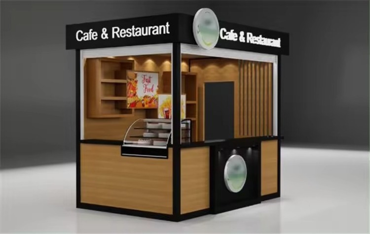 Custom Wooden Outdoor Shopping Mall Coffee Kiosk Design For Sale Mall Kiosk Ideas Retail Food Mall Kiosk