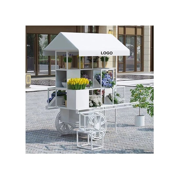 Customized Outdoor Decoration For Wedding Event Candy Cart With Wheels Candy Cart Trolley For Wedding