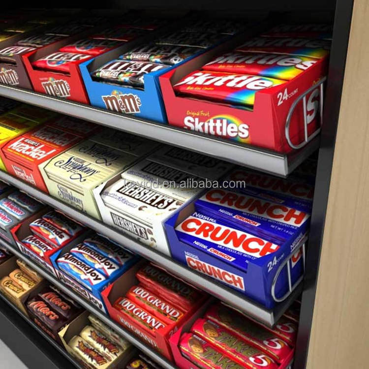 Customized Supermarket Shelves Retail Store Snack Chocolate Candy Display Rack