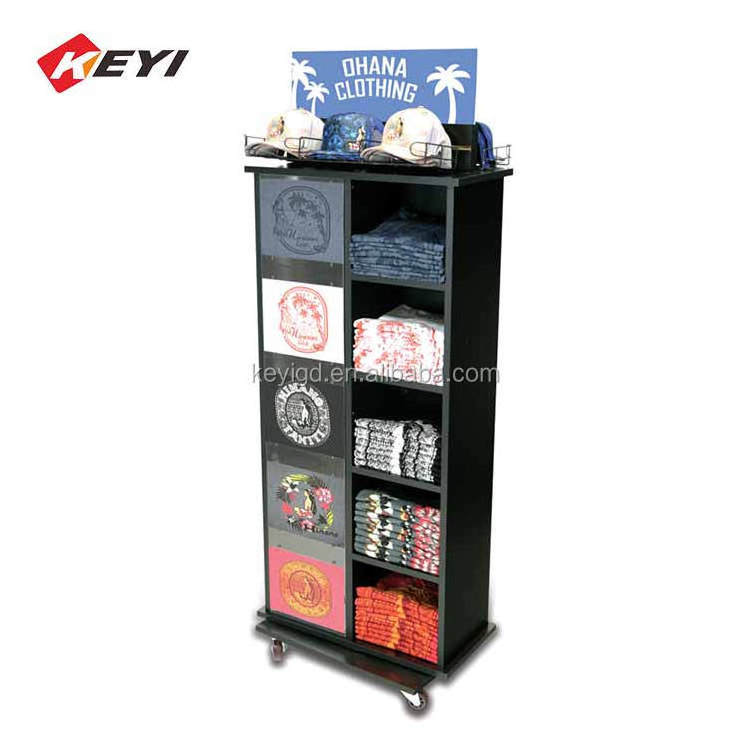 Custom Design Baby Shop Garment Display Rack / Clothing Wooden Display Rack / Baby Clothes Display Stand For Shop