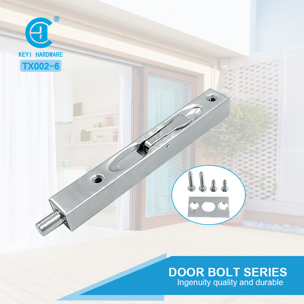 KEYI METAL KEYI Stainless Steel Lever Extension Flush Door Bolts Security Door Bolt