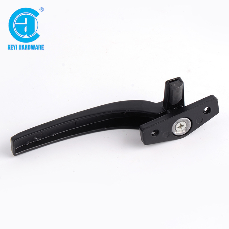 CW-420B Hot Sale Aluminum Hardware Opening Window Handle Lock Black Swing Window Handle