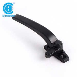 CW-420B Hot Sale Aluminum Hardware Opening Window Handle Lock Black Swing Window Handle