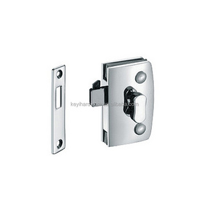 KG-20 Bathroom thumb turn door lock for double swinging glass door commercial glass door lock