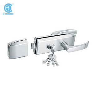 KG-21 sliding glass door key locks multi-select type glass door lock zinc lever lock with handles