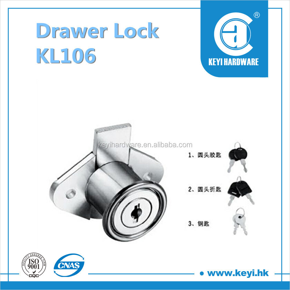 High Quality Zinc Alloy Furniture Locks Office Desk Drawer Lock for Brazil Market