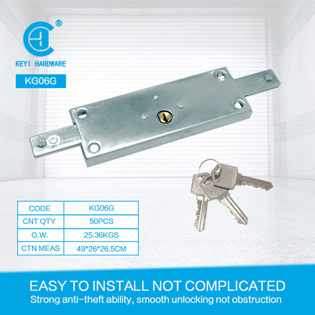 Hot Sale KG-060 Warehouse Garage Straight Roller Shutter Gate Door Lock Roll Up Gate Metal Rolling Door Lock