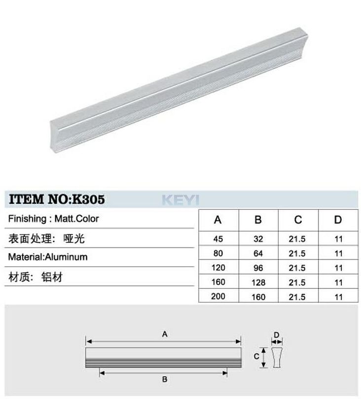 HOT SALE K305 drawer handle plastic , modern kitchen drawer handle , desk drawer handle and knobs , HIGH QUALITY