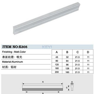 HOT SALE K305 drawer handle plastic , modern kitchen drawer handle , desk drawer handle and knobs , HIGH QUALITY