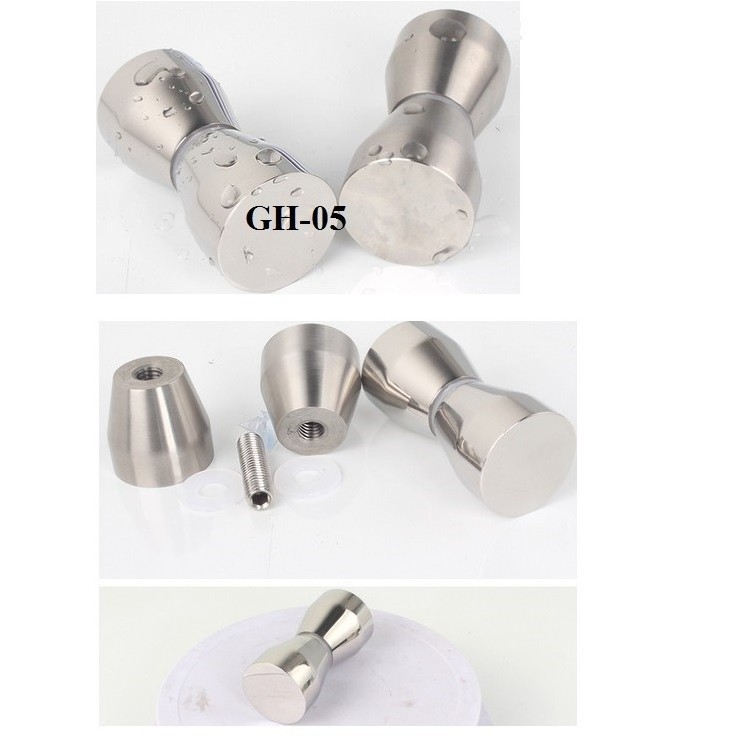 Wholesale Bathroom glass door knobs sliding shower door handle stainless steel handles