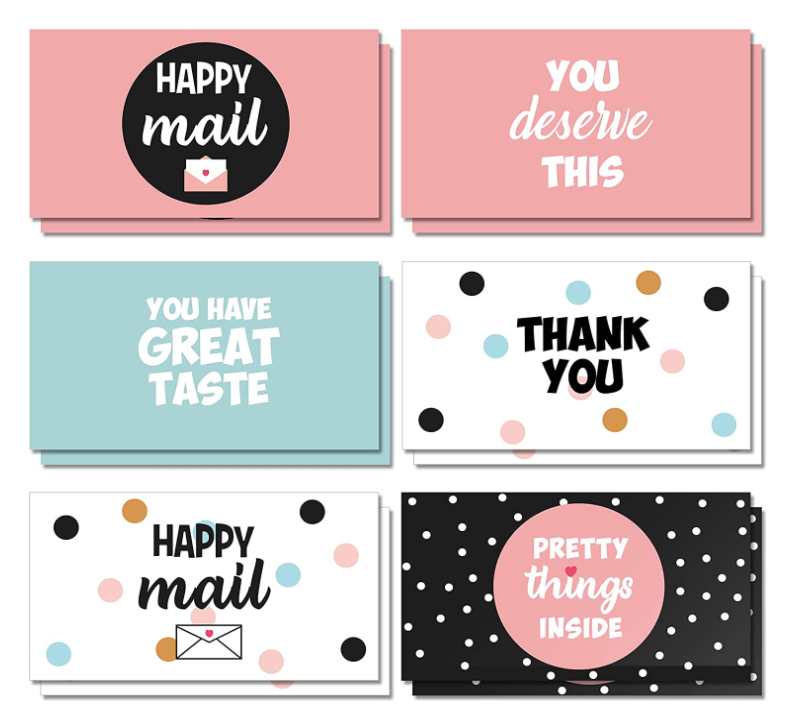 Custom Wholesale OEM LOGO Craft Paper Blank Design Greeting Thank You Gift Notes Cards