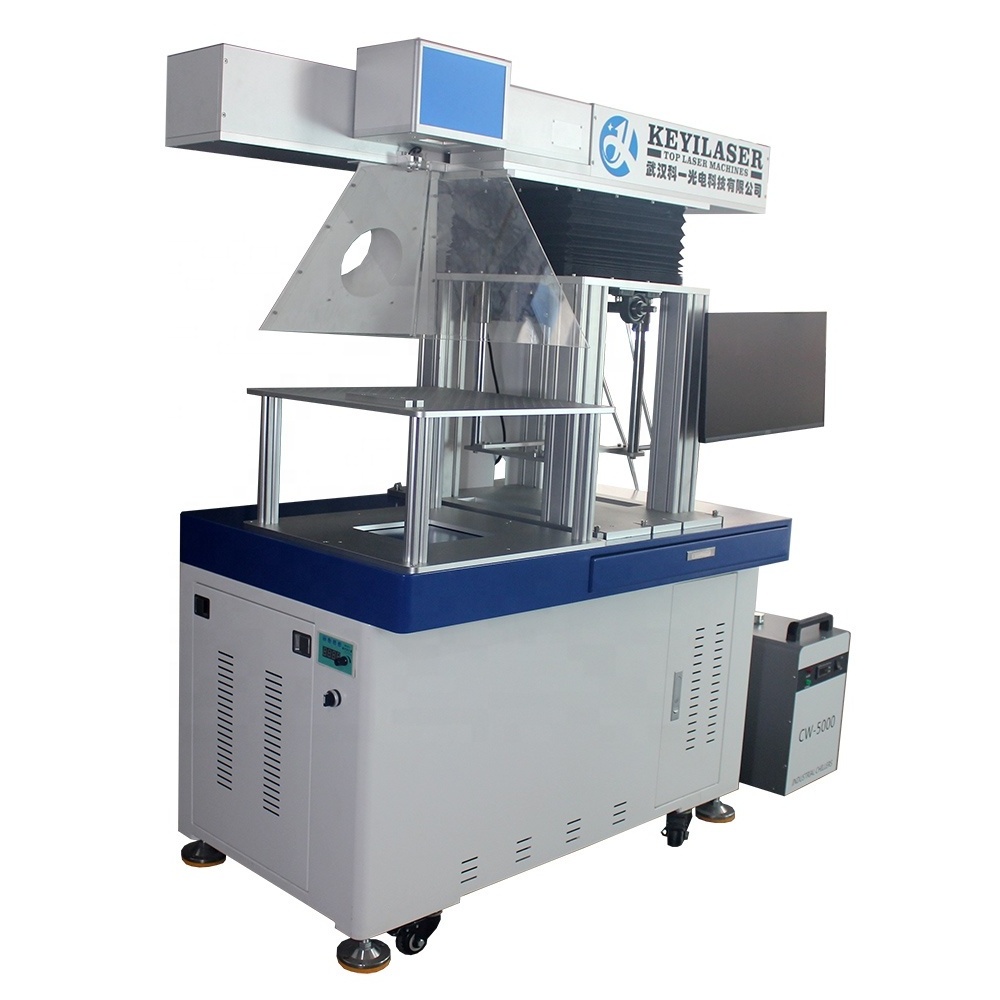 Factory Price Large Format Fiber Laser Marking Machine 3D Dynamic Co2 Laser Marking Machine For Deep Engraving