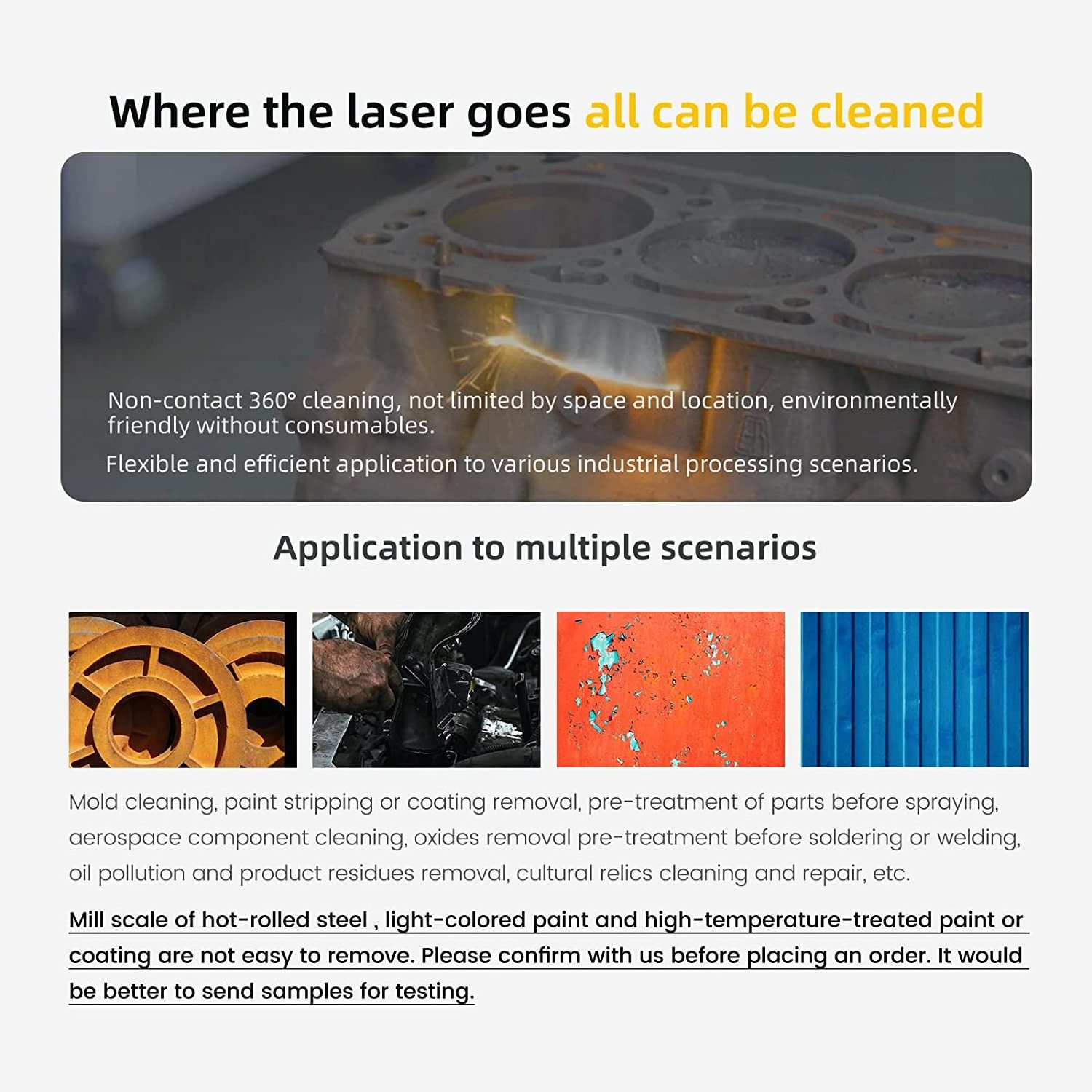 KEYILASER 2000W Handheld Fiber Laser Oil Rust Removing Cleaner Machine Continuous Paint Laser Cleaning Machine Price