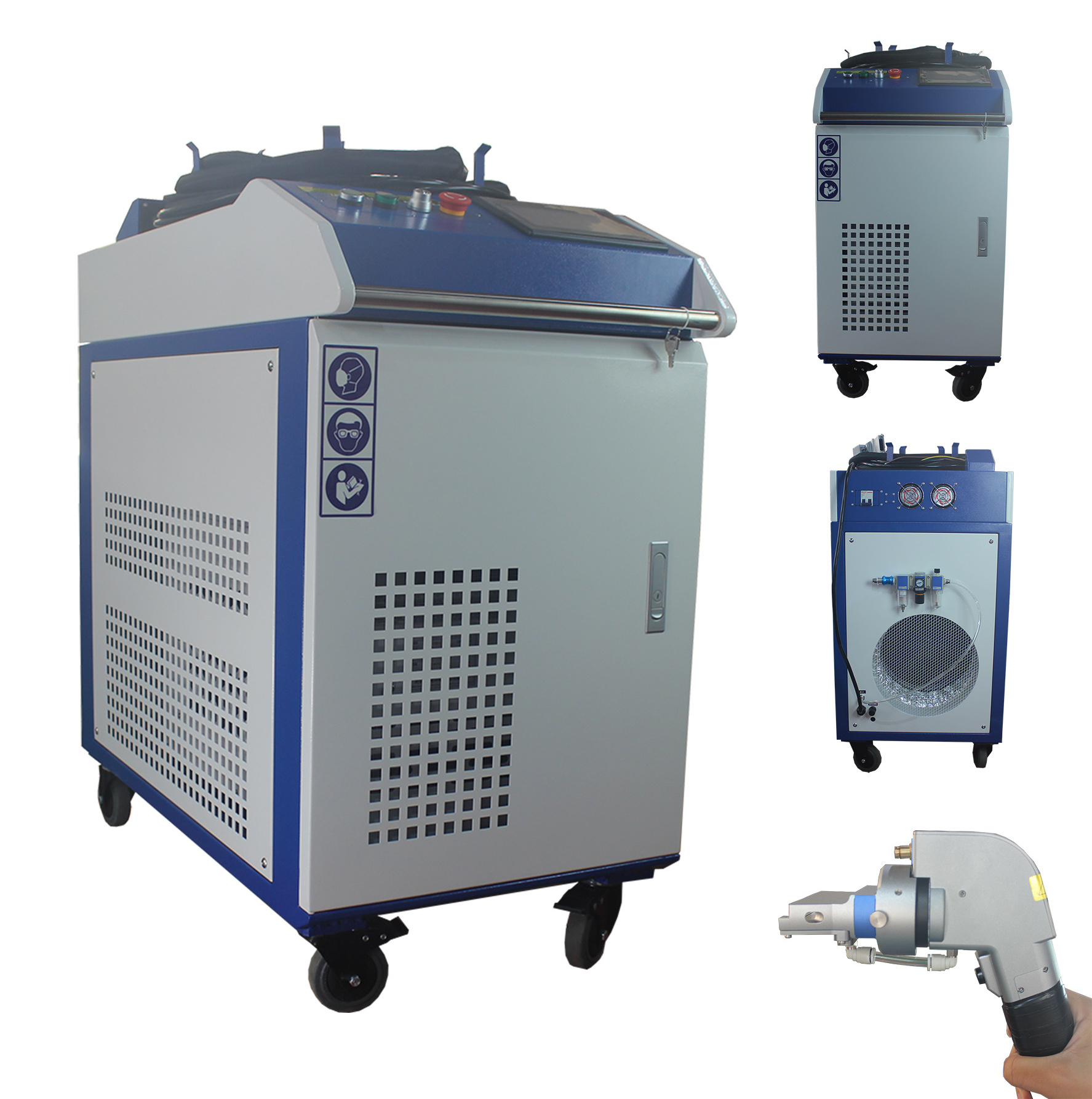 Laser Metal Cleaning 3000W 100W Laser Rust Clean Pulse Portable DPF Cleaner Machine Fiber Laser Cleaning Machine Rust Machine