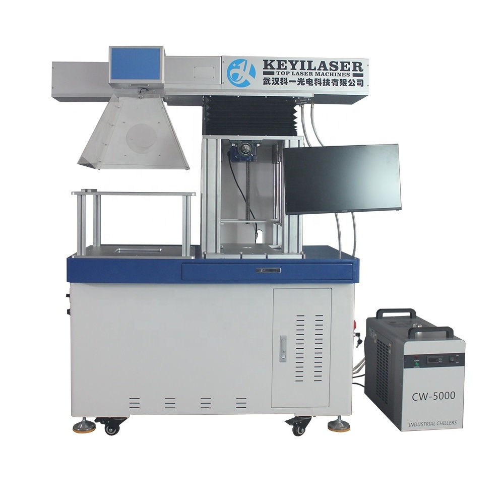 Factory Price Large Format Fiber Laser Marking Machine 3D Dynamic Co2 Laser Marking Machine For Deep Engraving