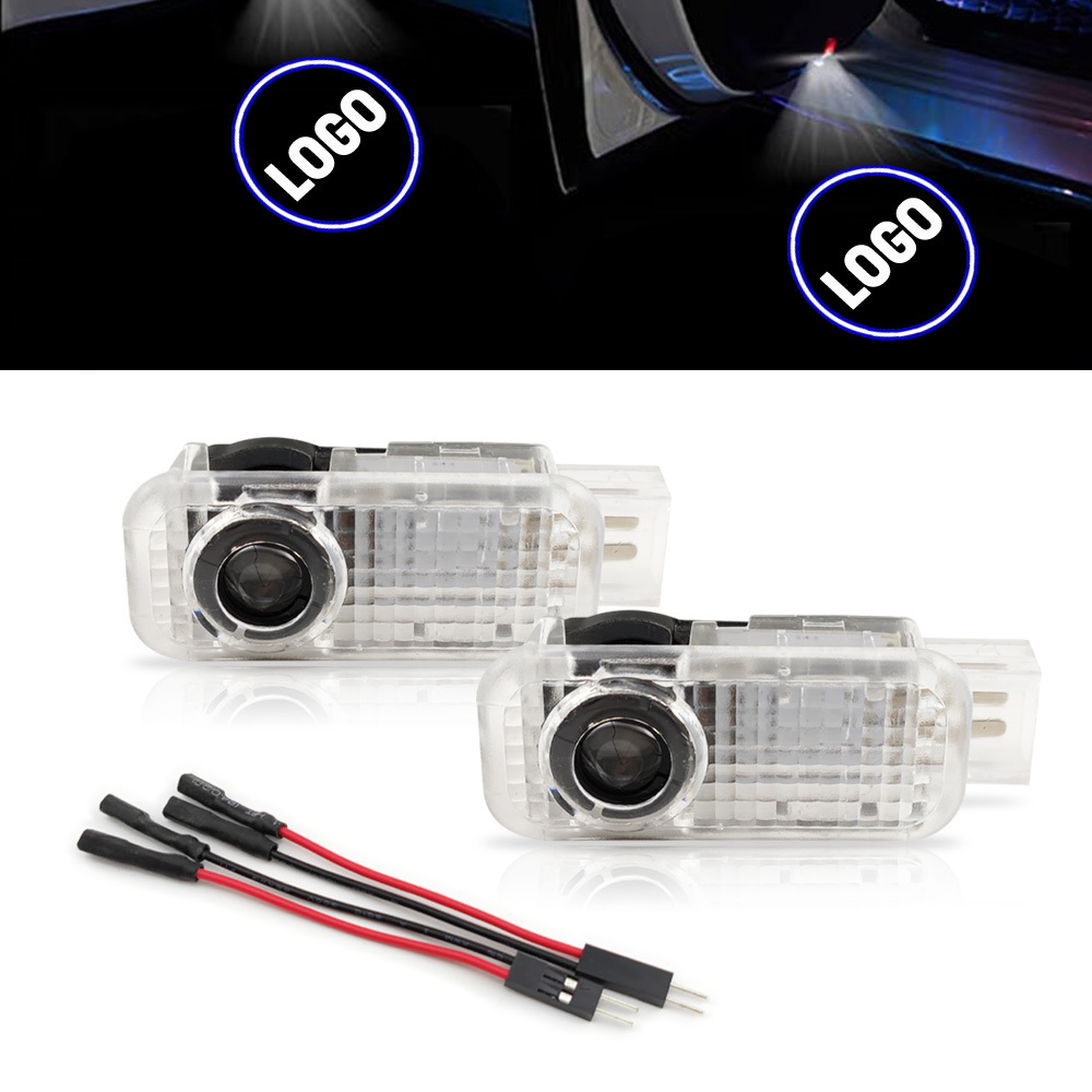 For Audi LED Welcome Projector Logo Ghost Shadow Car Door light