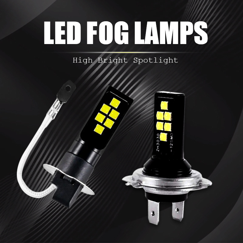 Super Bright 1000 Lumen White Fog Light Bulb H4 H7 Led H7 H4 H1 H3 9005 9006 H11 H4 H7 Auto LED Fog Lamp Bulb H4