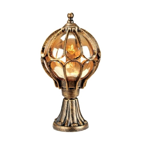 Antique Ball shape pillar lighting gate lights outdoor post lamp