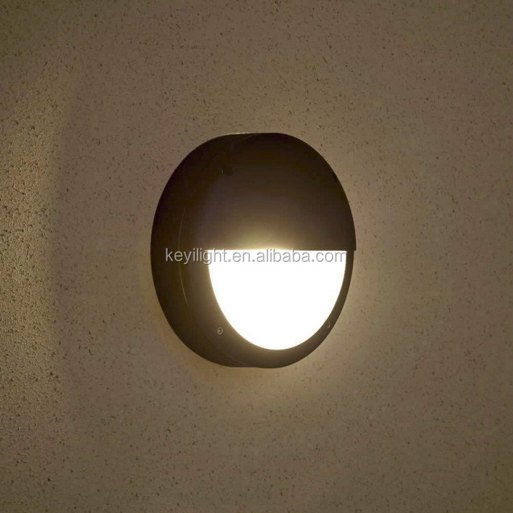 Bulkhead Waterproof Aluminum Body Round Shape Cob LED Outdoor Indoor Wall Mount Ceiling Light