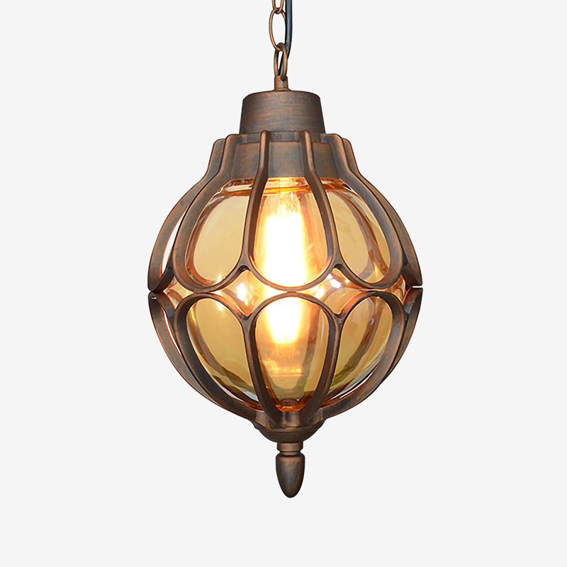 Hot sell wholesale waterproof IP44 Outside ball shape pendant lights Garden Outdoor from kors