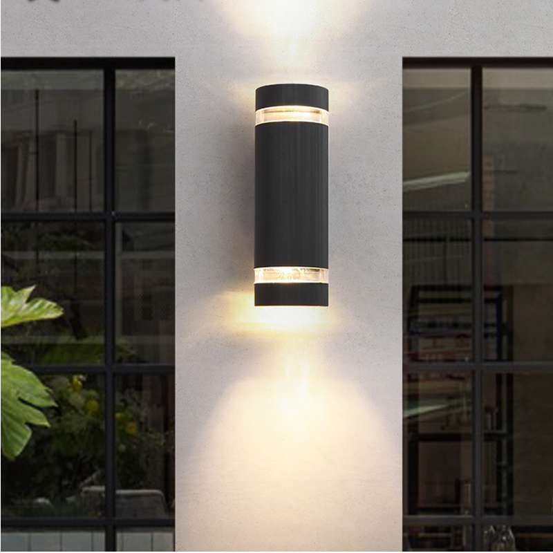 Outdoor Waterproof Cylinder Wall Lamp Led Bulbs outdoor lights Wall-mounted lights Exterior wall sconces