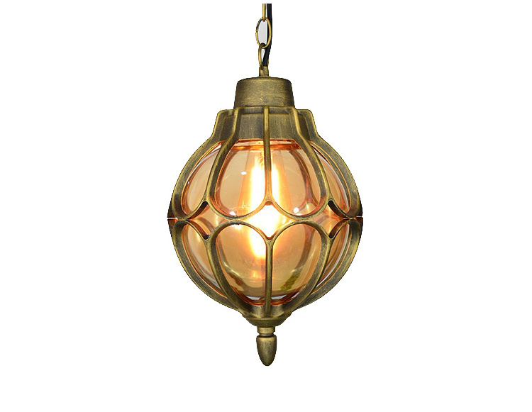 Hot sell wholesale waterproof IP44 Outside ball shape pendant lights Garden Outdoor from kors