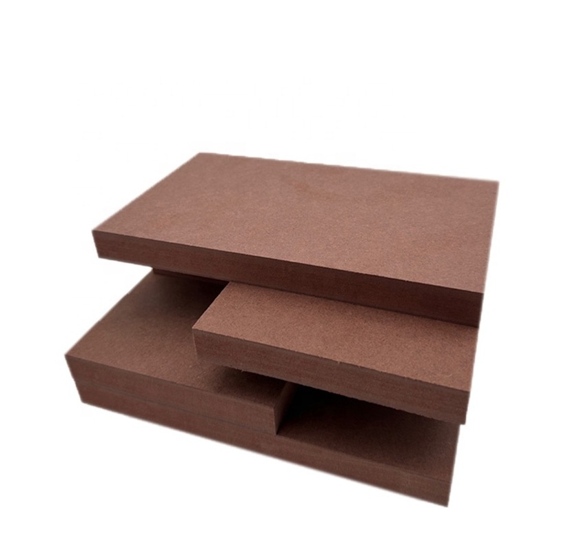 Factory 3mm 9mm 18mm Raw Plain MDF High Gloss Double Sided Melamine Faced Fireproof MDF Board for Furniture