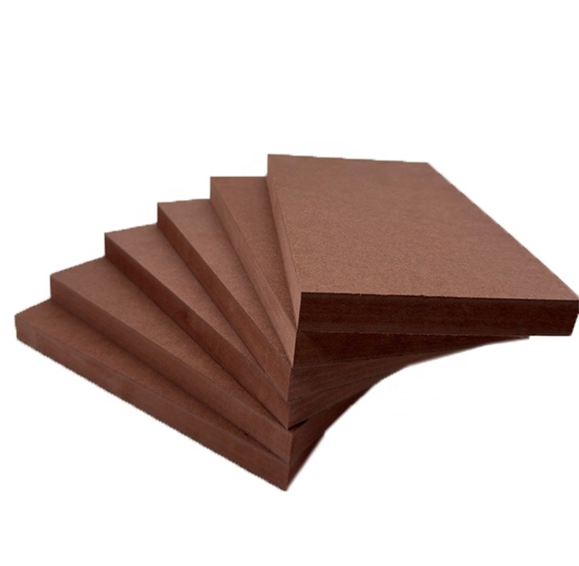 Factory 3mm 9mm 18mm Raw Plain MDF High Gloss Double Sided Melamine Faced Fireproof MDF Board for Furniture