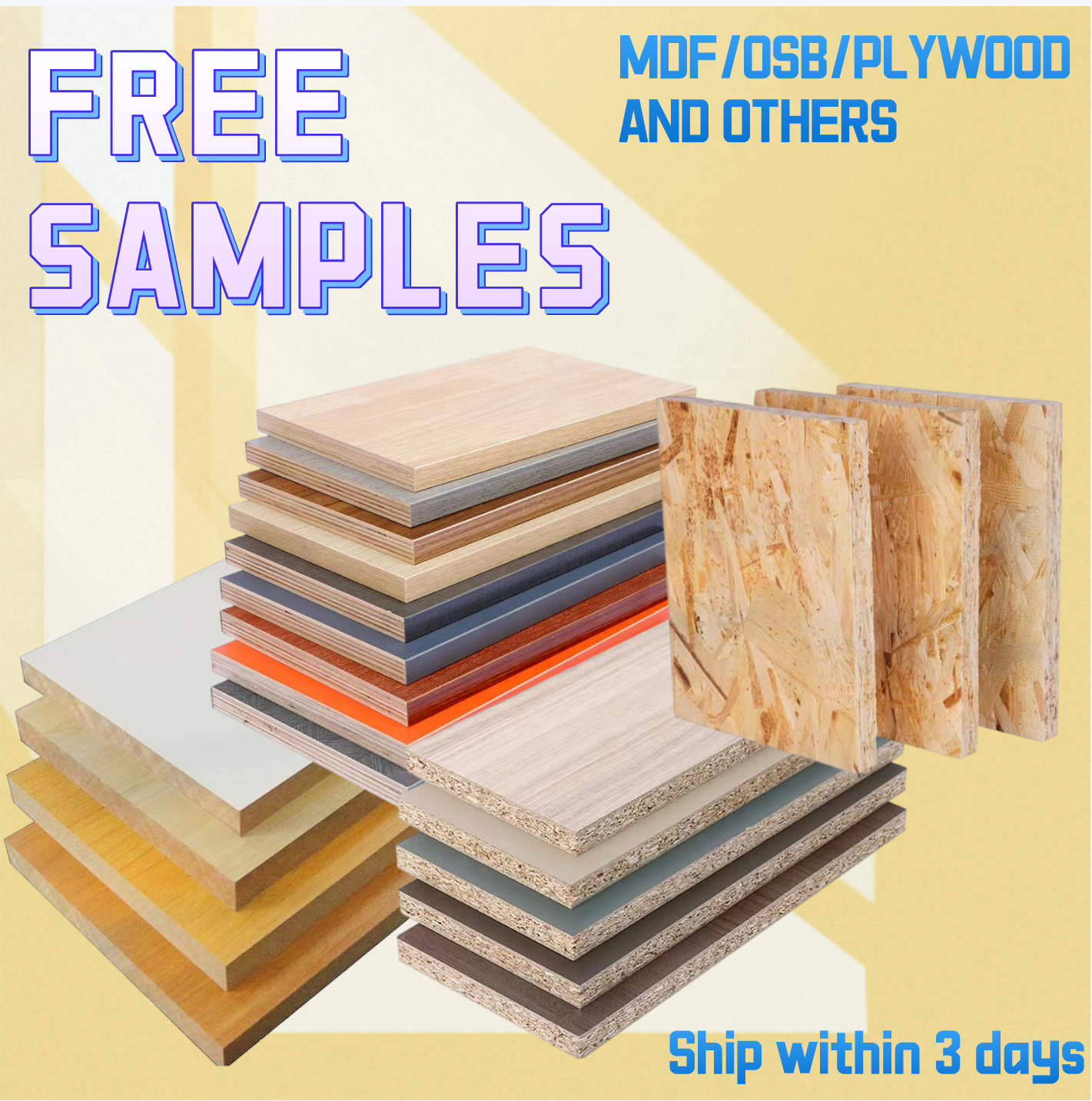 Free Sample Moisture Proof Particle Board/Chipboard/Flakeboard/Particle Board for Furniture